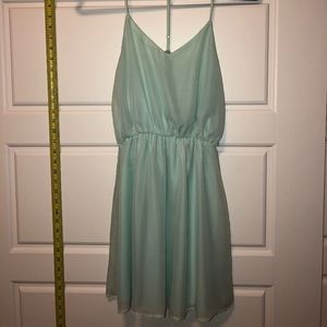 Mint Green Chiffon Dress